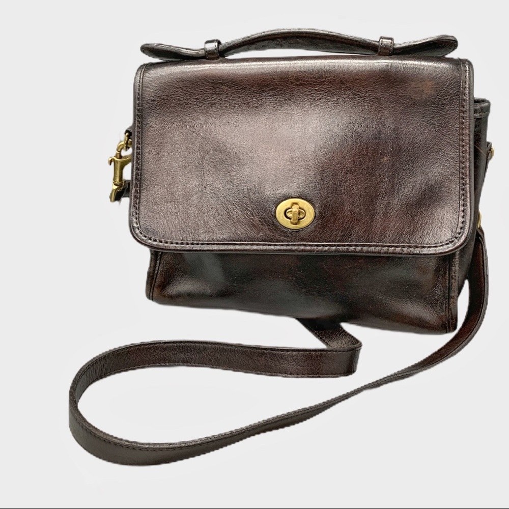 Vintage Coach “Court” Crossbody Bag